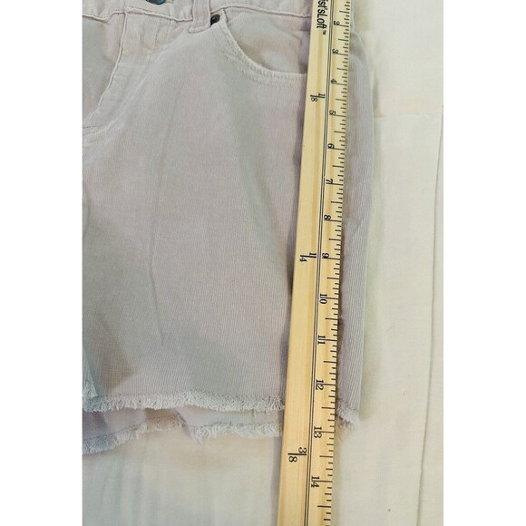 AERIE Lightweight‎ Thin Gray Corduroy Cut Off Shorts SIZE XS NWT - Picture 6 of 8